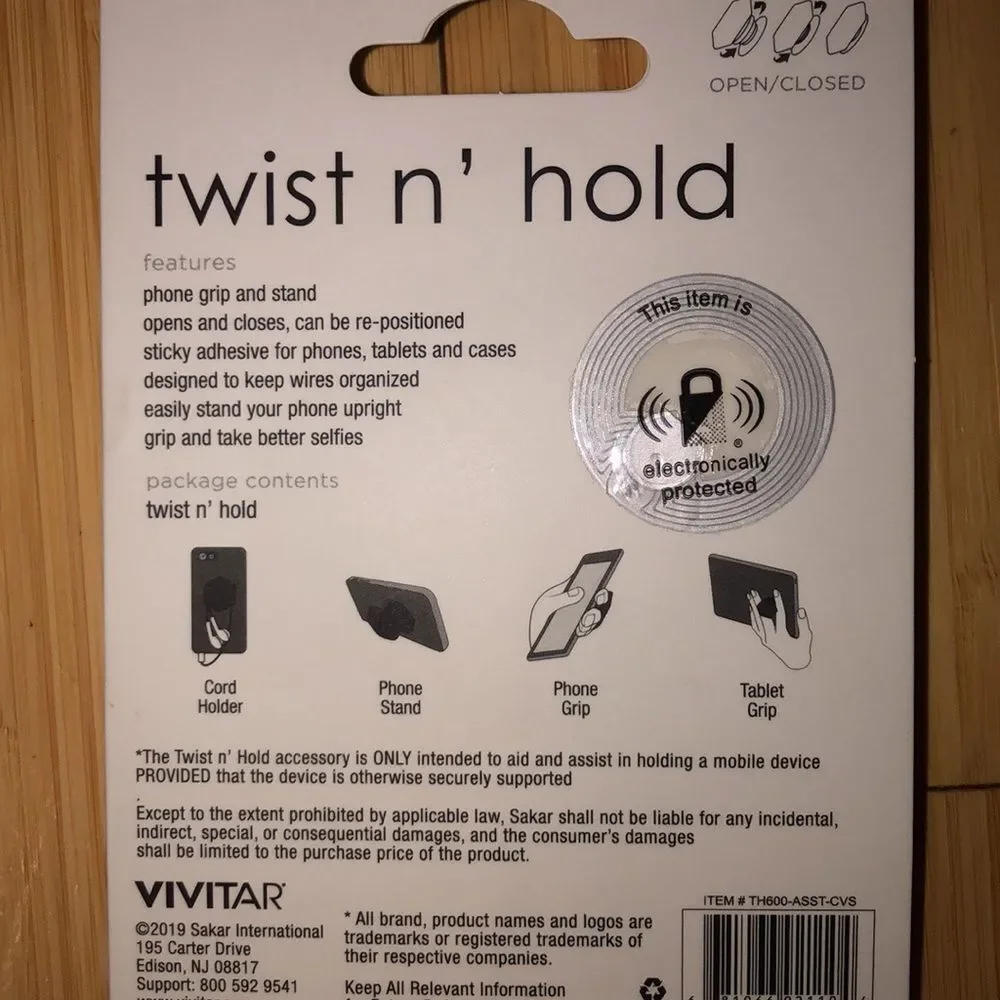 Vivitar Leopard twist n’ hold Phone Grip & Stand NEW